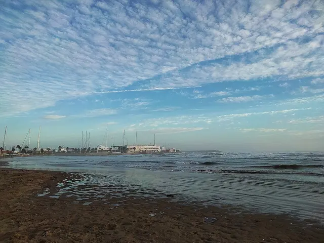 Altocumulus clouds