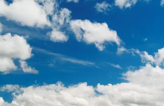 Cumulus clouds