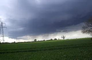 Nimbostratus clouds